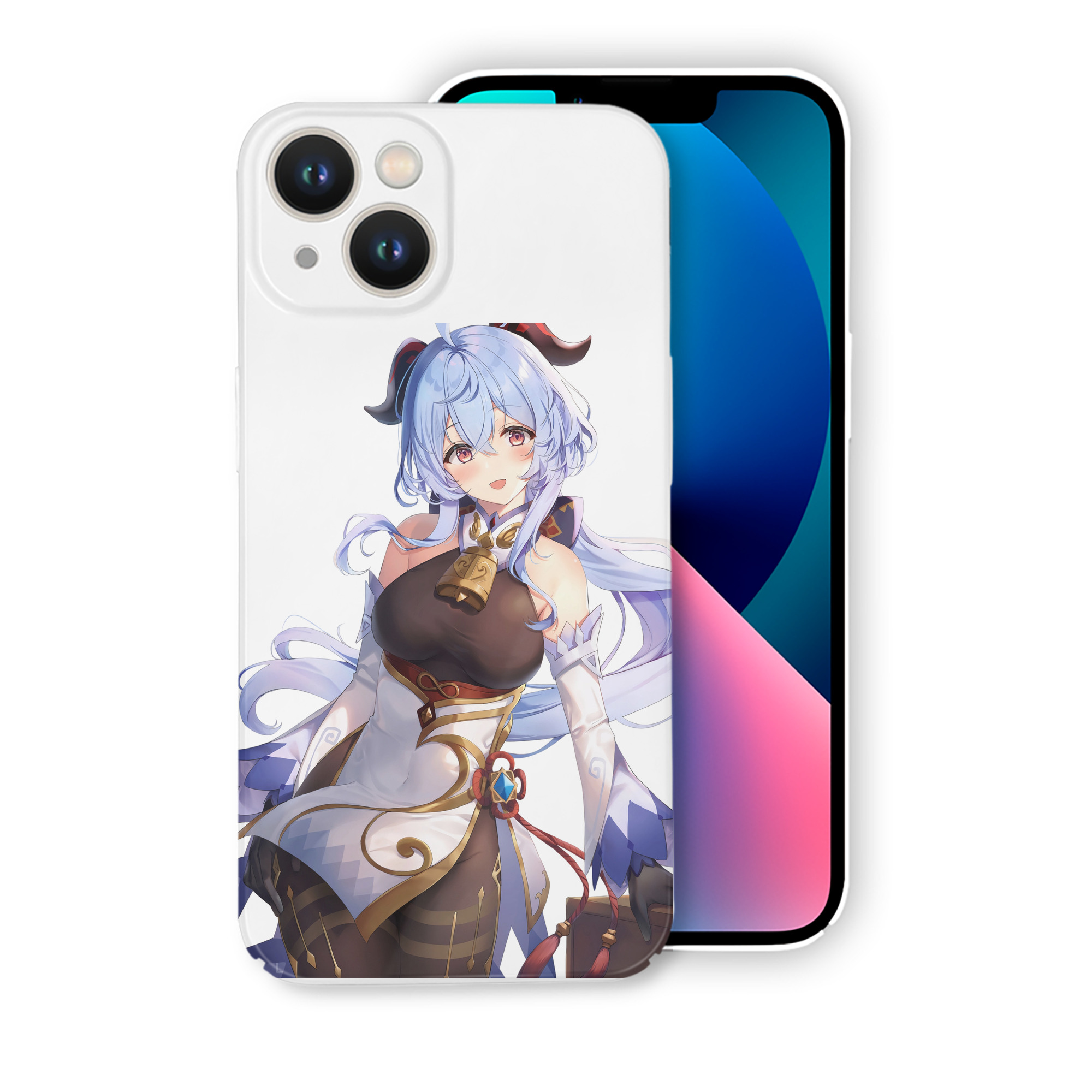 げんし神 甘雨 かんう genshin Ganyu 【iPhone 14シリーズ対応】ハードケース
